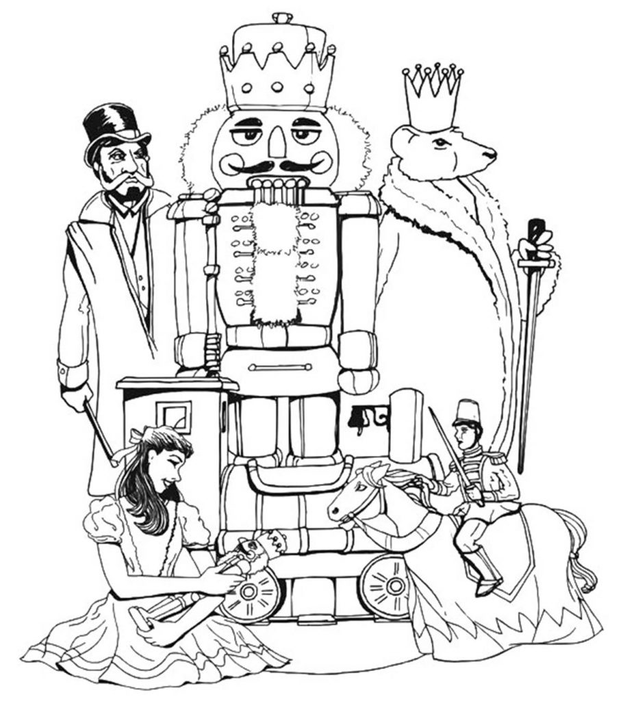 Top free printable nutcracker coloring pages online