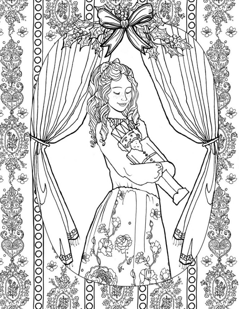 The nutcracker a coloring book free coloring page