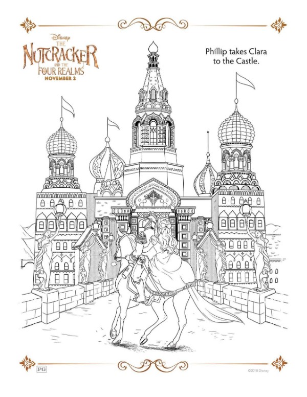 The nutcracker coloring pages and activities