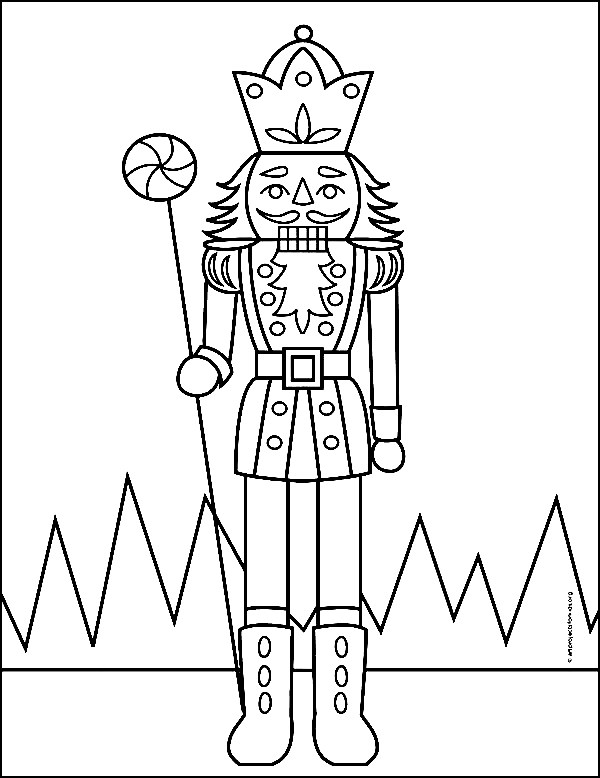 Nutcracker coloring pages printable for free download