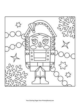 Nutcracker coloring page â free printable pdf from