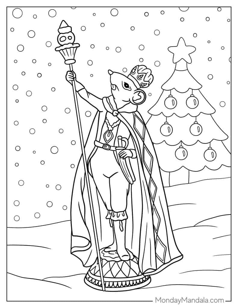 Nutcracker coloring pages free pdf printables