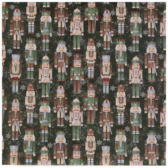 Wood nutcrackers scrapbook paper