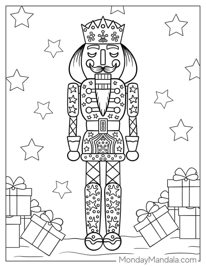 Nutcracker coloring pages free pdf printables