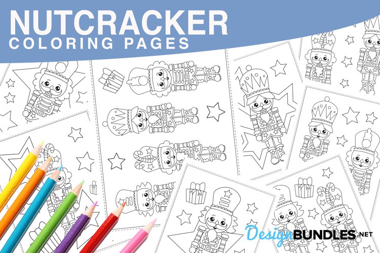 Christmas nutcracker coloring pages