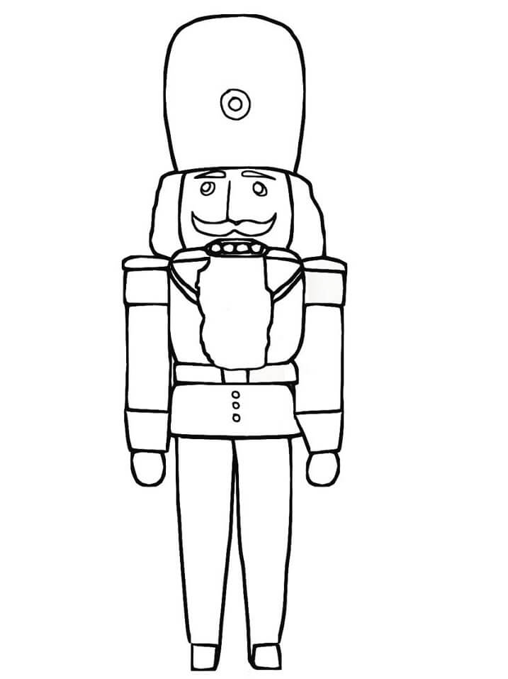 Free printable nutcracker coloring pages for kids