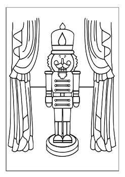 Celebrate tradition nutcracker printable coloring pages for christmas joy