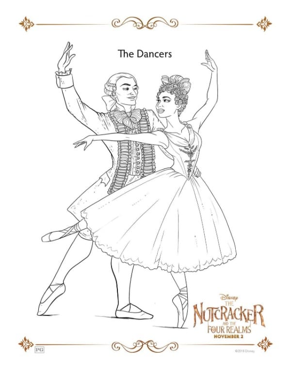 The nutcracker coloring pages and activities