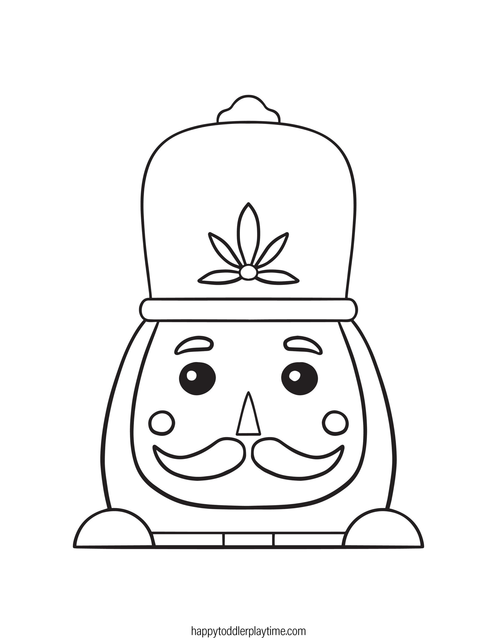 Free printable christmas nutcracker coloring pages