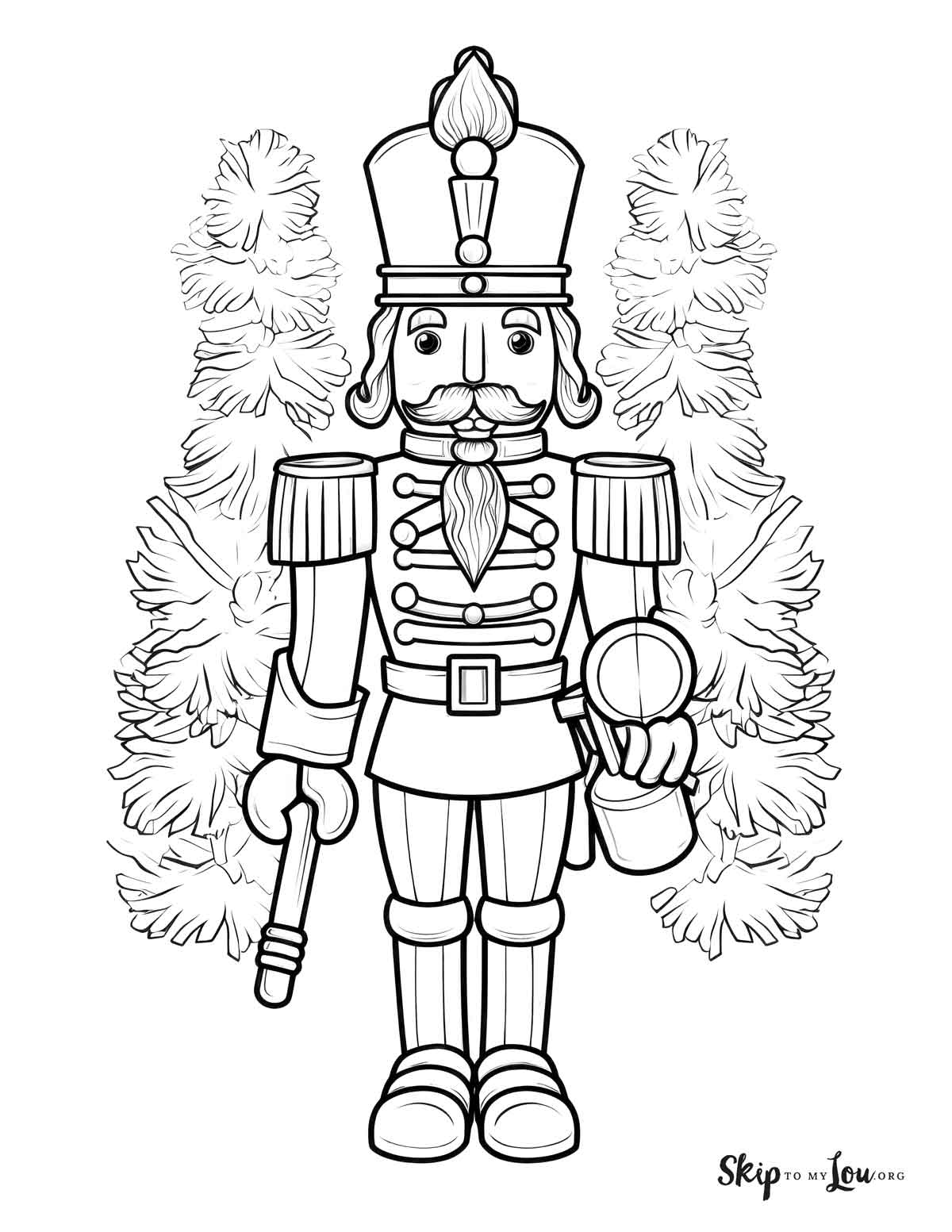 Nutcracker coloring pages skip to my lou