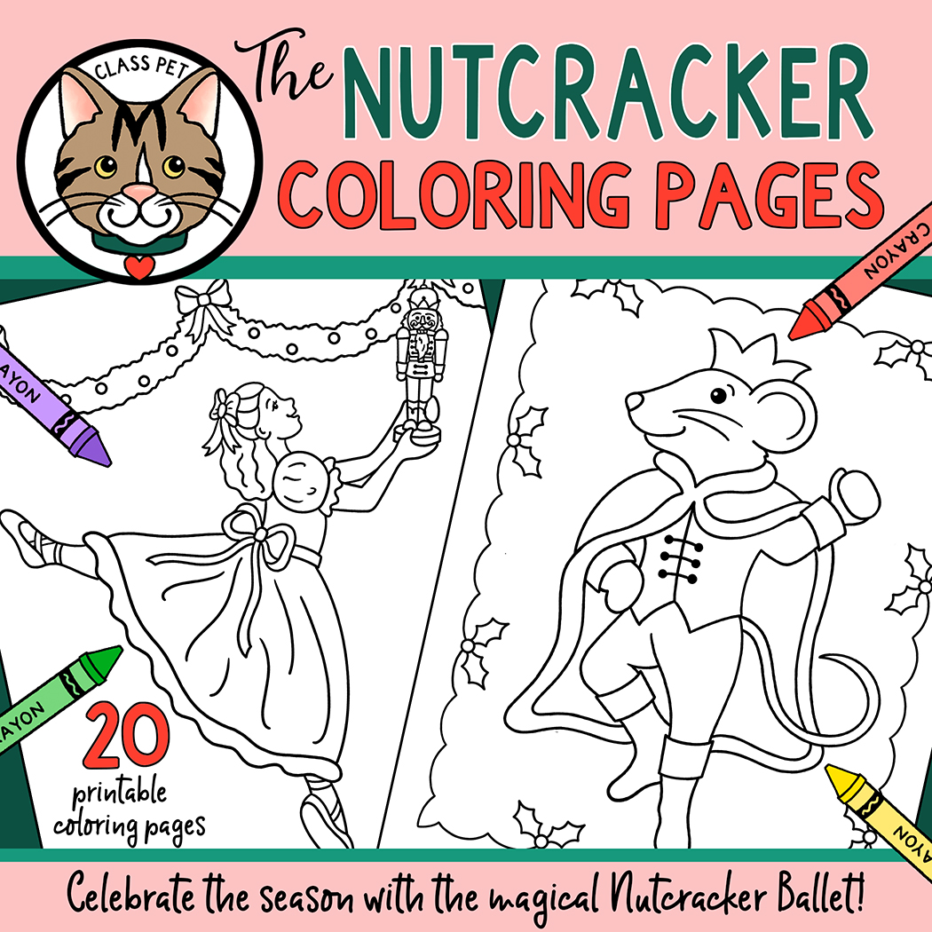 The nutcracker coloring pages made by teachers