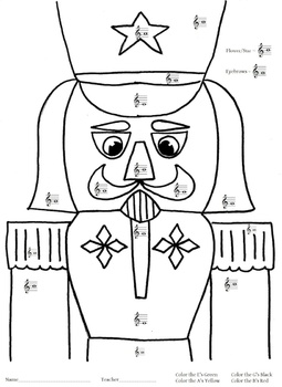 Nutcracker music coloring page by creative technology pedagogy tpt