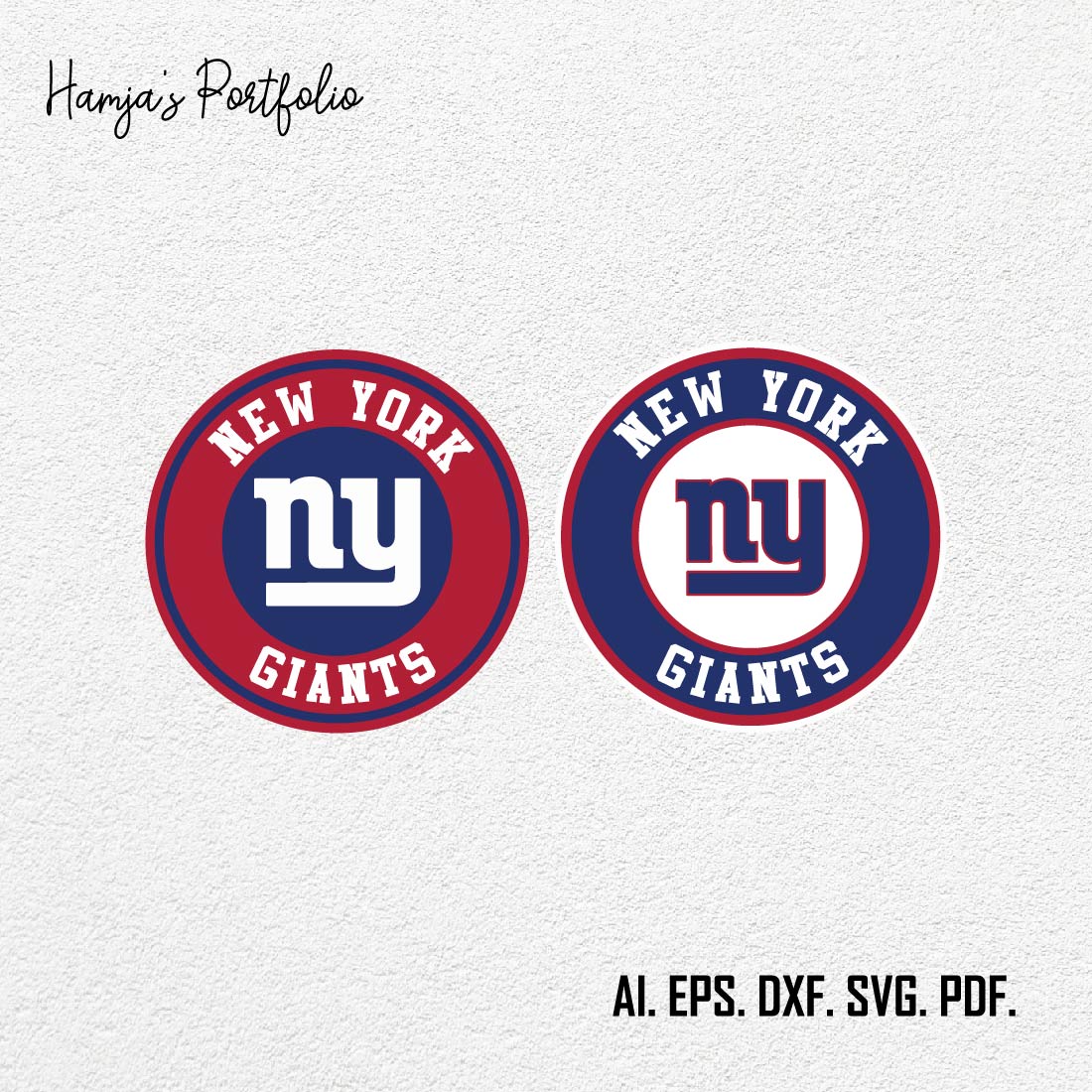 New york giants logo svg ll sport vector logo set