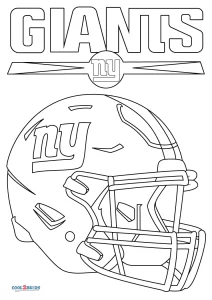 Free printable football helmet coloring pages for kids