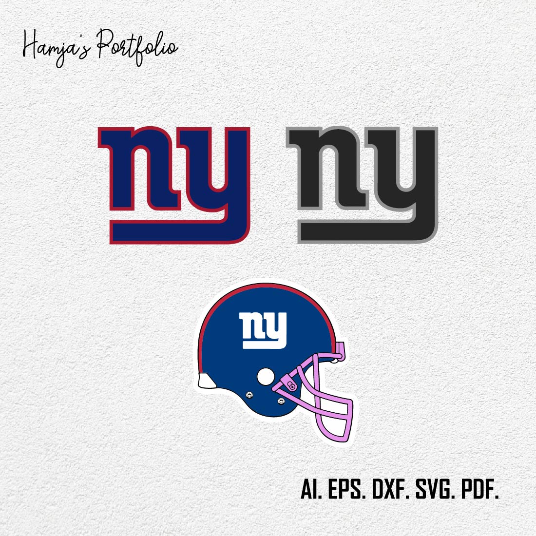 New york giants logo svg ll sport vector logo set