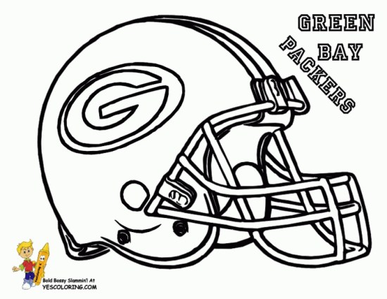 Free printable american football coloring pages