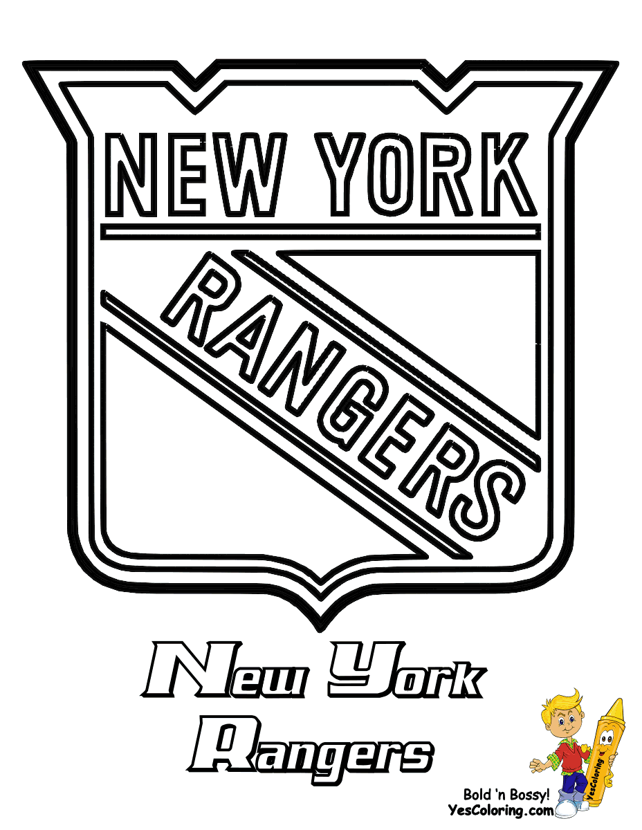 Newyorkrangershockeyatcoloring