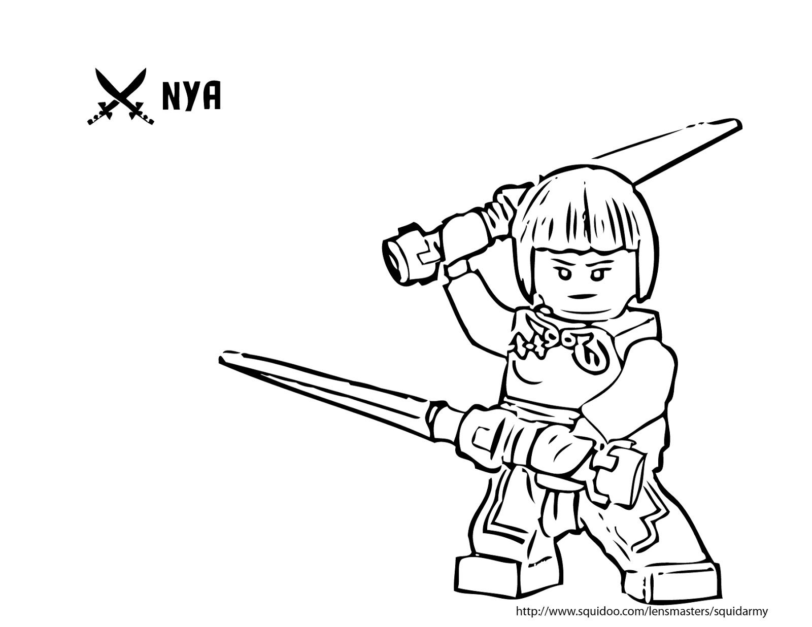 Lego ninjago nya coloring pages ninjago coloring pages lego ninjago nya lego coloring pages