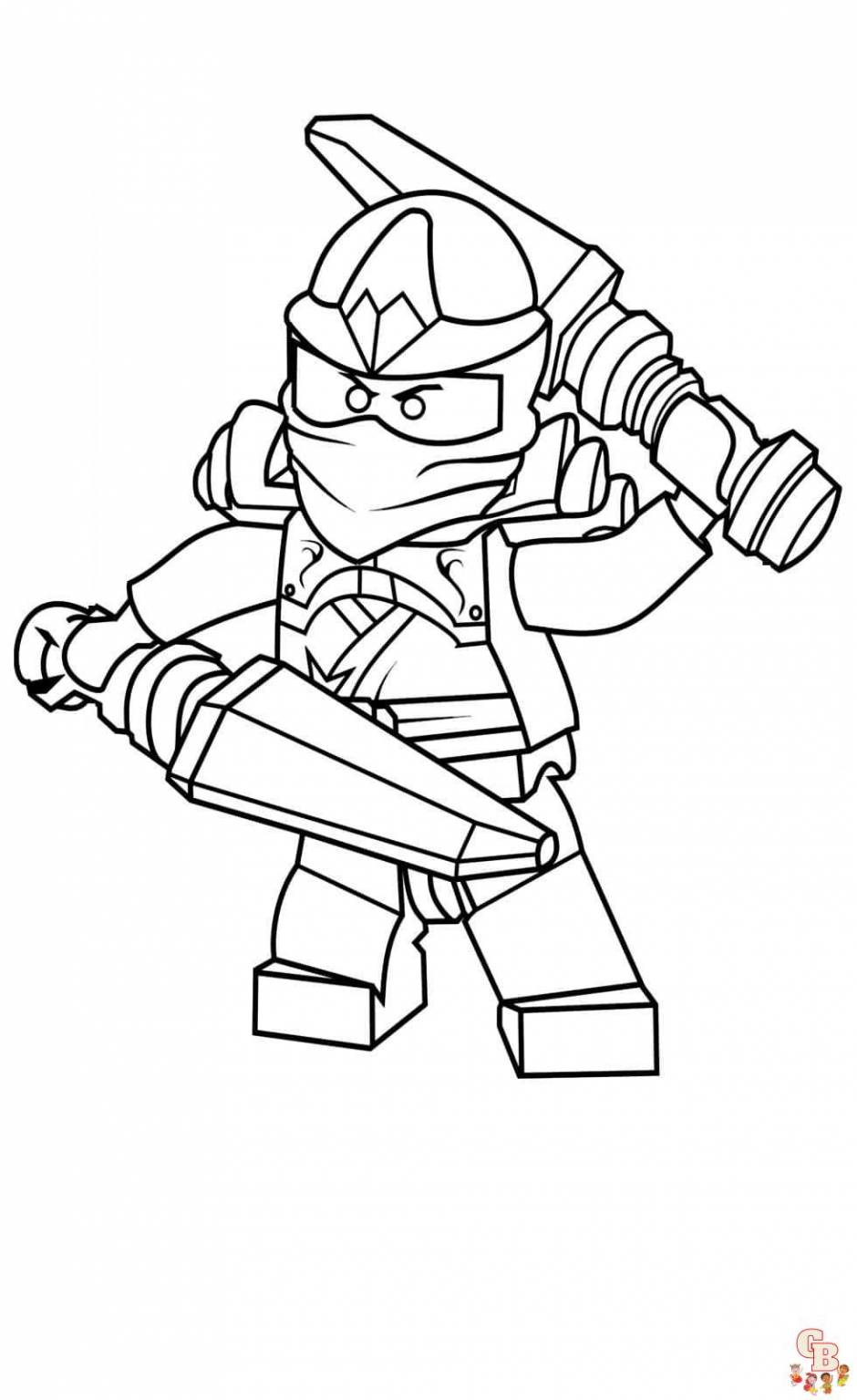 Fun lego ninjago coloring pages for kids