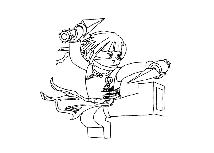 Ninjago nya coloring pages