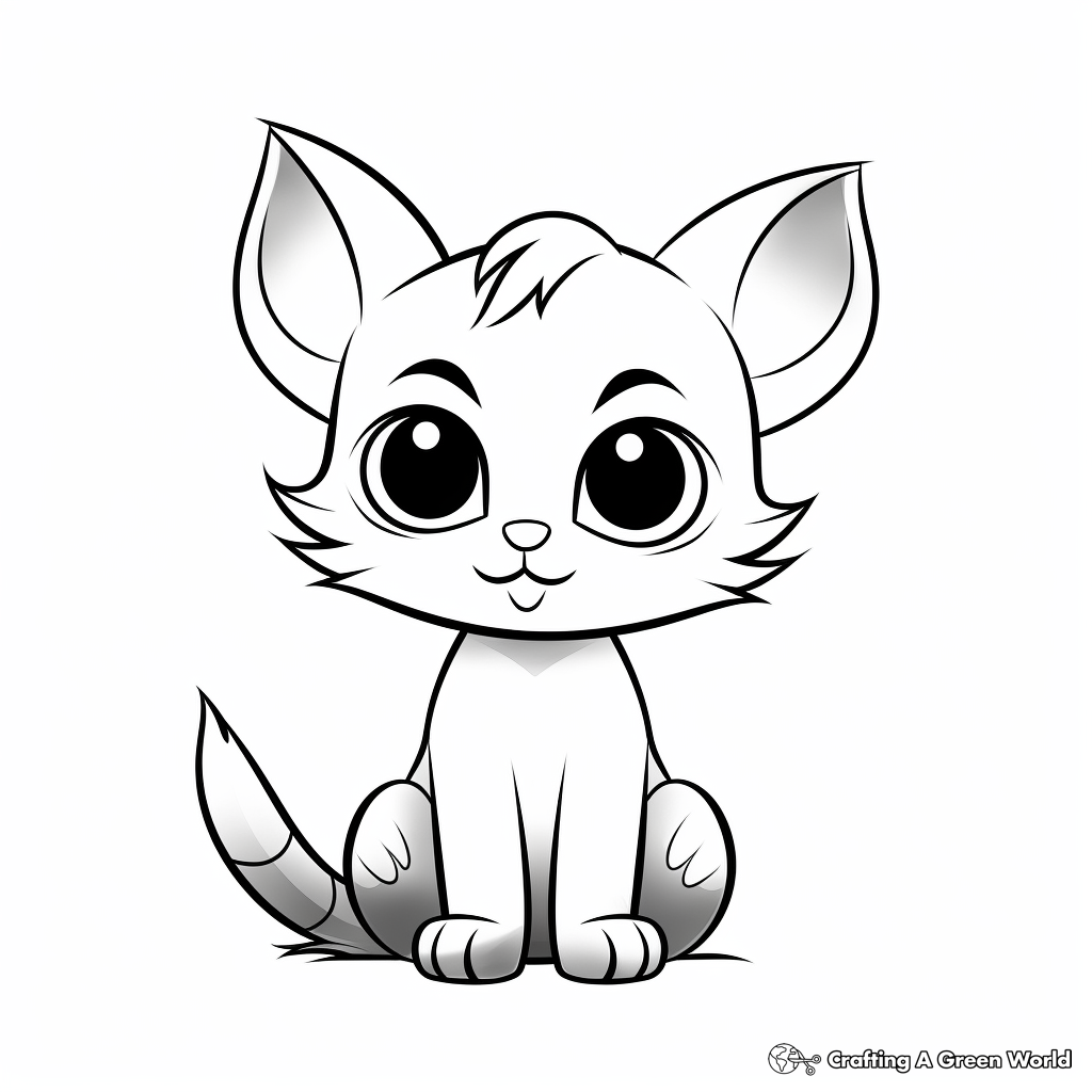 Cat coloring pages