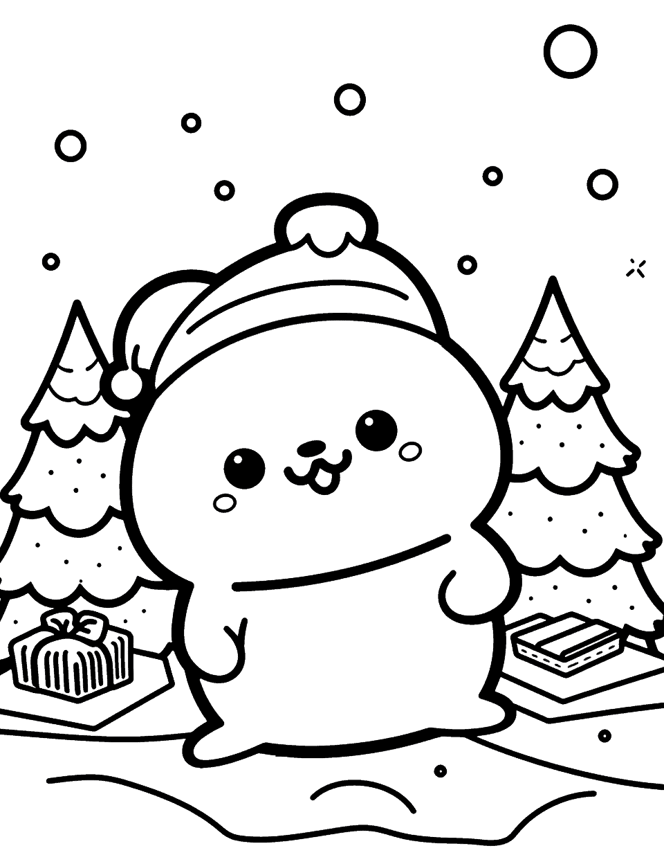 Kawaii coloring pages free printable sheets