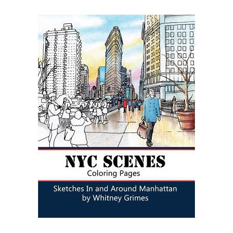 Nyc scenes coloring pages sketches in and around manhattan shop today get it tomorrow