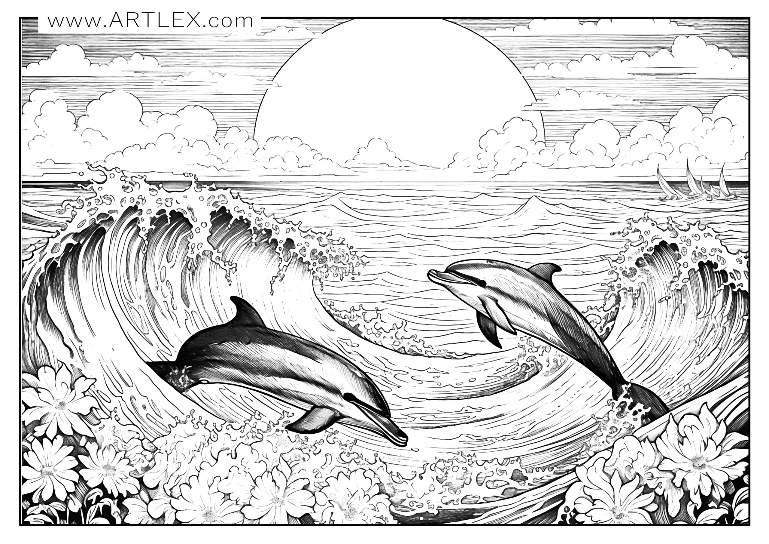 Ocean coloring pages free printable â