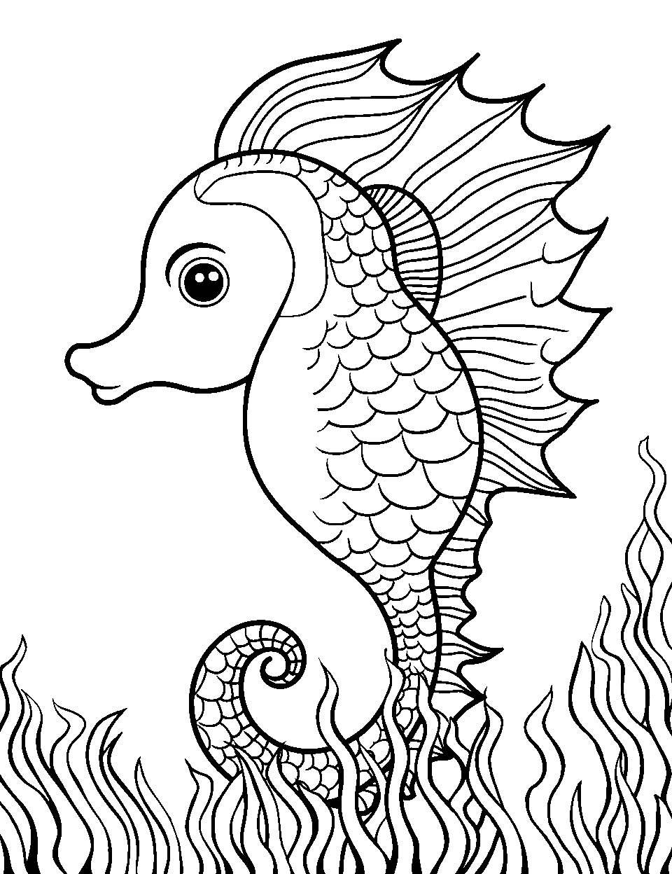 Ocean coloring pages free printable sheets