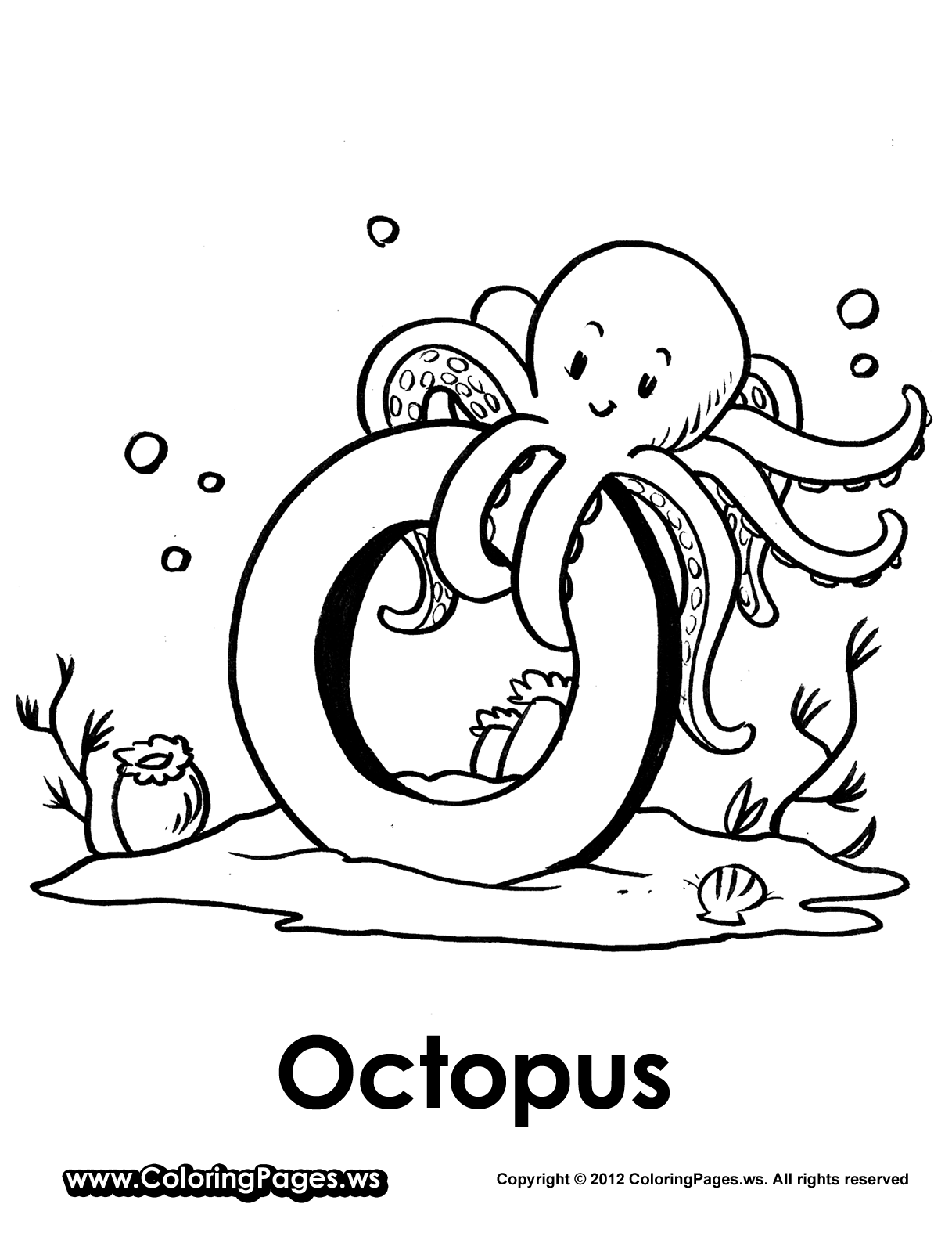 O is for octopus