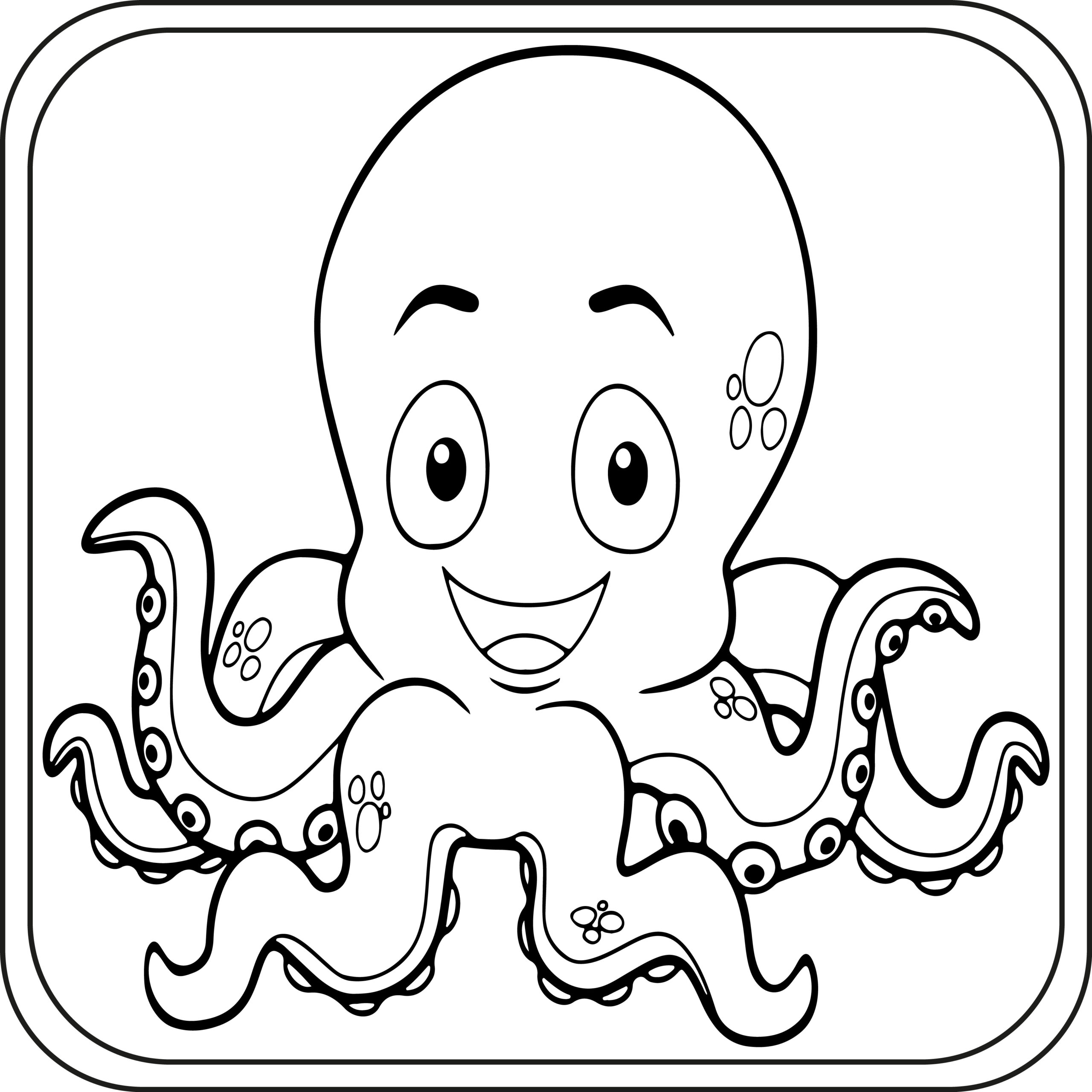 Octopus coloring pages preschool kindergarten first grade made by teachers