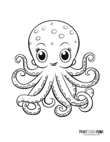 Octopus drawings clipart make waves with these fun craft learning activities at