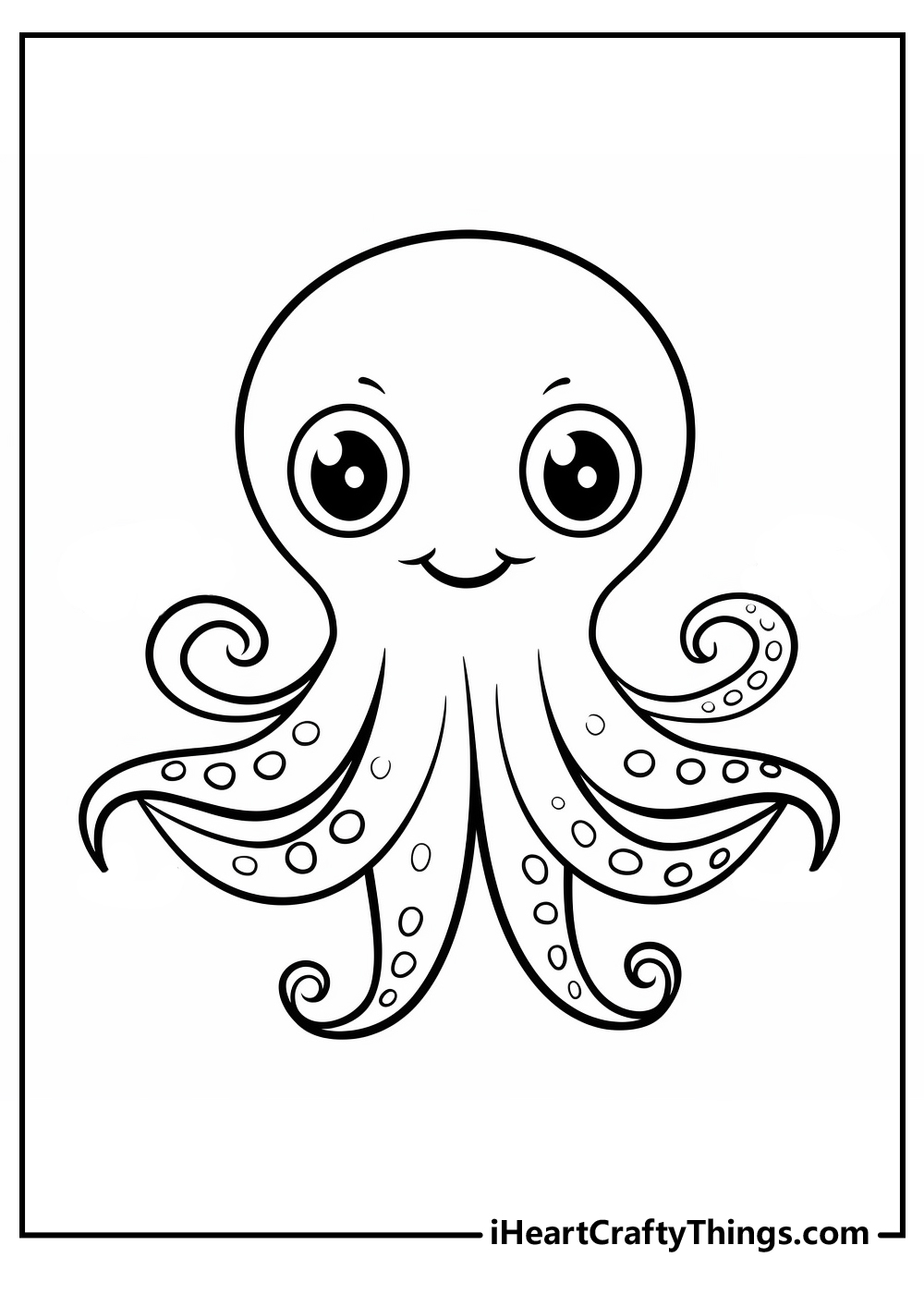 Octopus coloring pages free printables