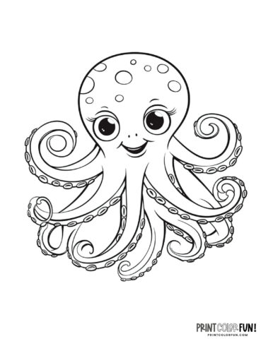 Octopus drawings clipart make waves with these fun craft learning activities at