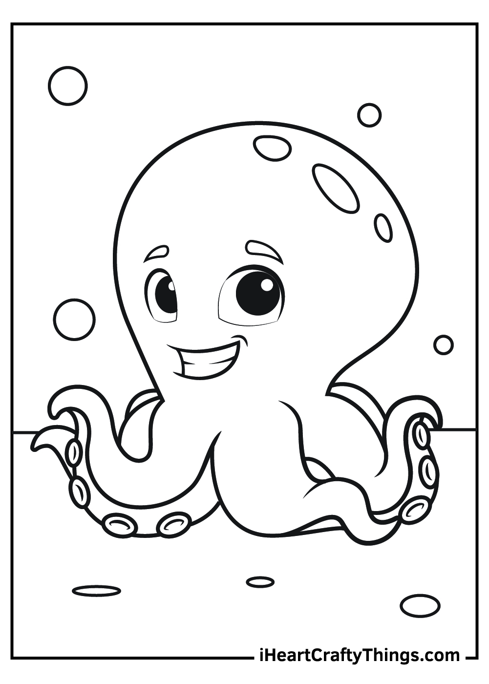 Octopus coloring pages free printables