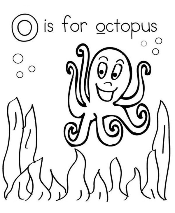 Octopus coloring pages pdf printable