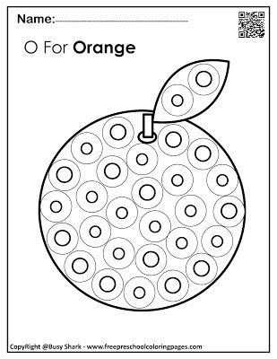 Letter o free dot mkers coloring pages dot mkers dot mker printables letter o