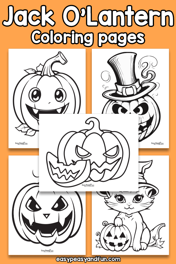 Jack olantern coloring pages â easy peasy and fun hip