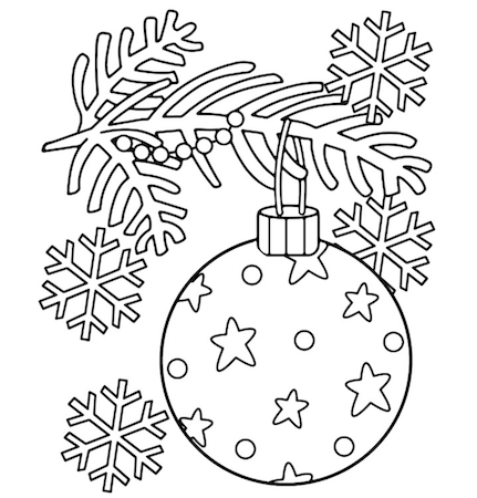 Christmas coloring pages for kids