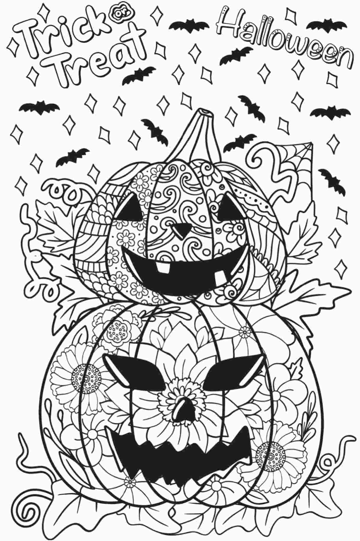 Get jack o lantern coloring pages