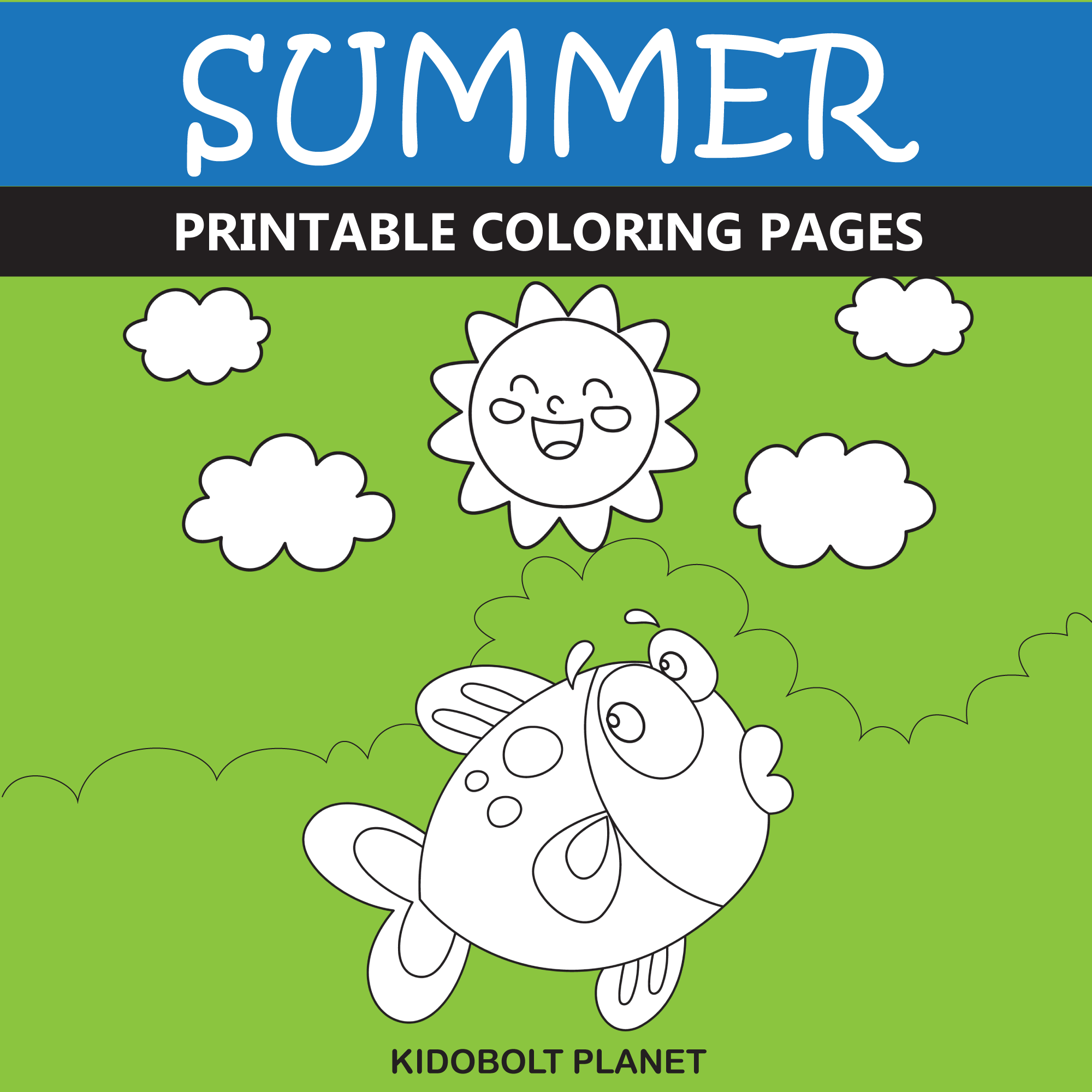 Super cool summer coloring pages for kids made by teachers