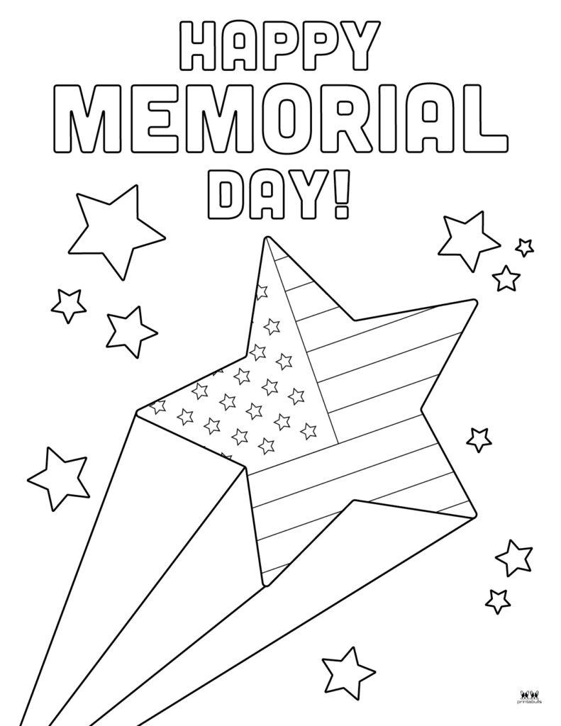 Memorial day coloring pages