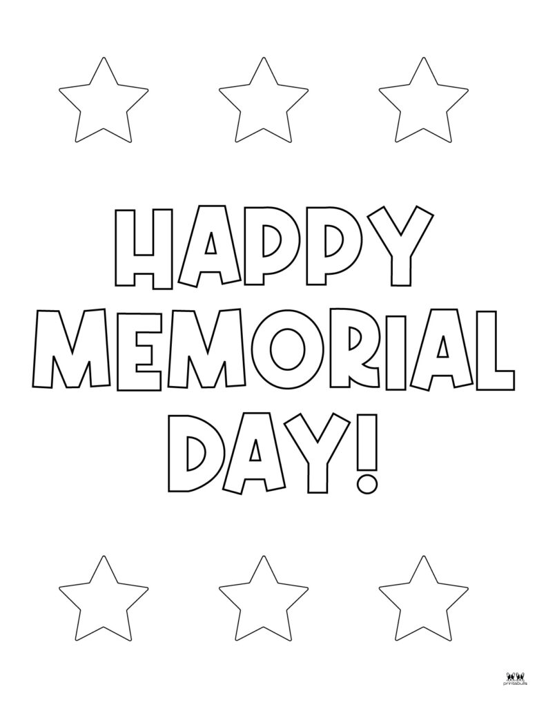 Memorial day coloring pages