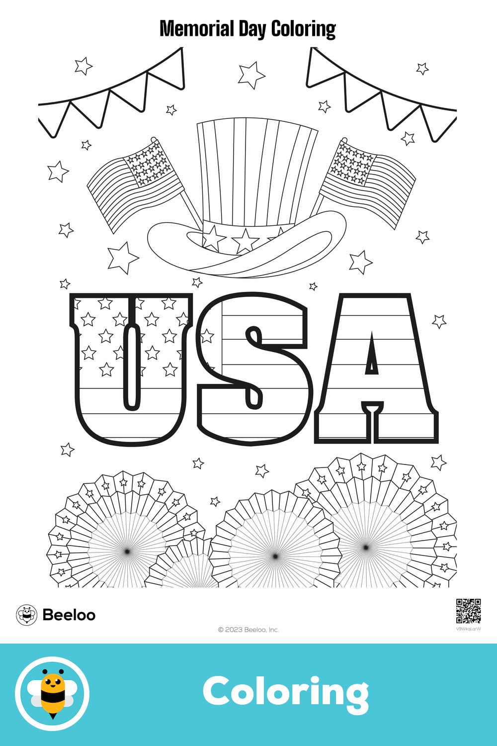 Memorial day coloring in memorial day activities printable crafts memorial day