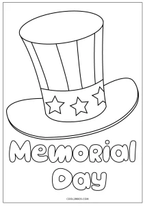 Free printable memorial day coloring pages for kids