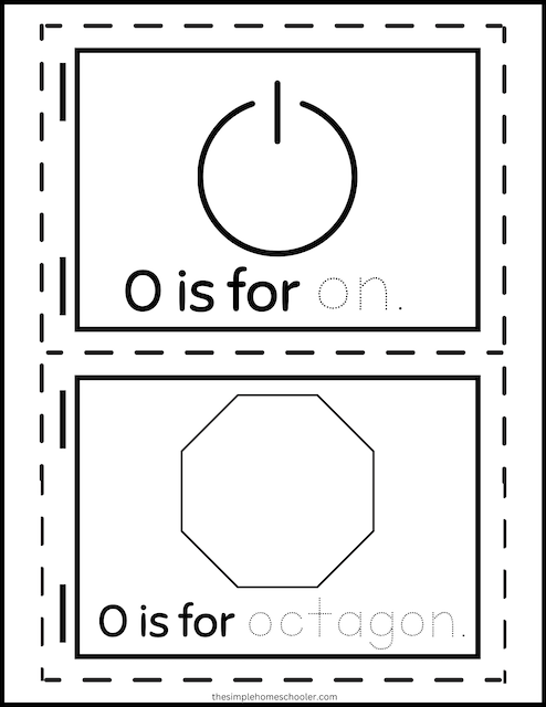 Letter o printables free easy print