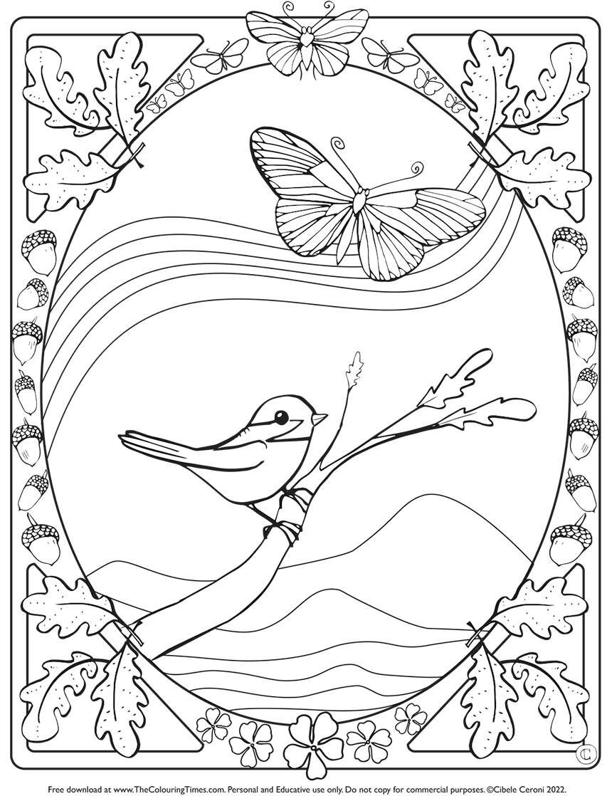 Colouring page