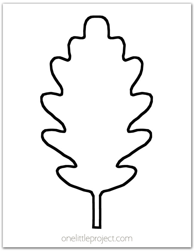 Leaf template free printable leaf outlines