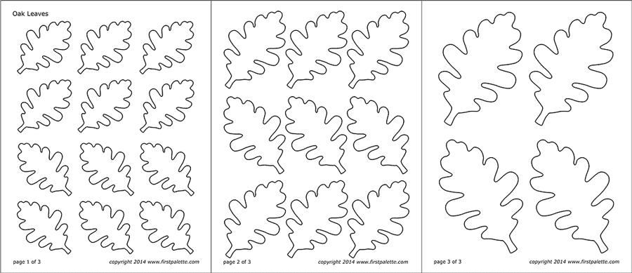 Leaf templates free printable templates coloring pages