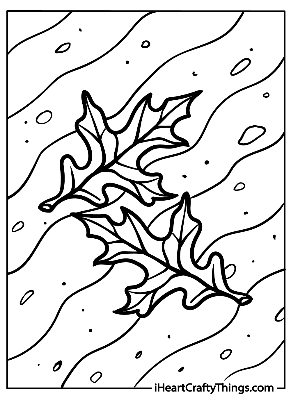 Fall leaves coloring pages free printables